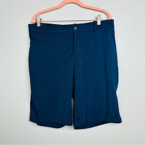 Nike Men's Deep Blue Flat Front Shorts Size 34